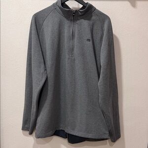 Men's Travis Mathew Gray 1/4 Zip